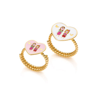 Anello Smaltato Personaggi Family