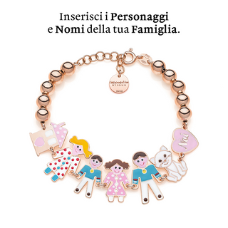 Bracciale Sfere Family Smaltato