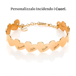 Bracciale Multi Cuori