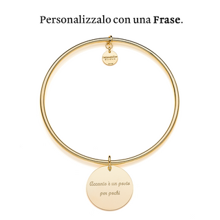 Rigid Medallion Bracelet