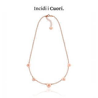 5 Hearts and Letters Necklace 
