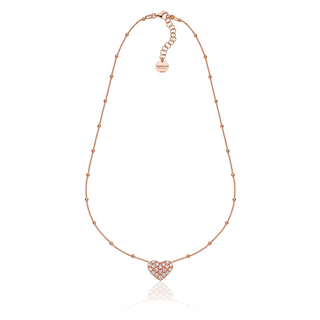 Pavè Zircon Heart Choker