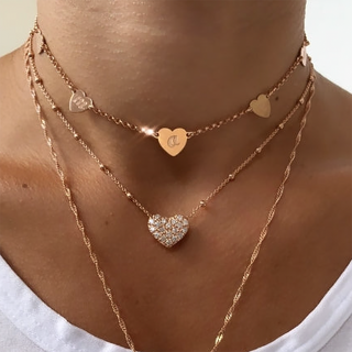 Pavè Zircon Heart Choker