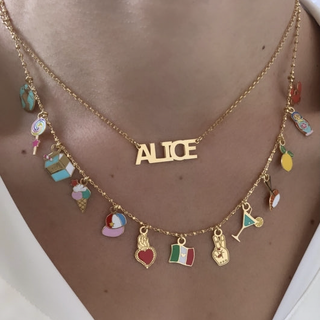 Collana Charms Smaltati