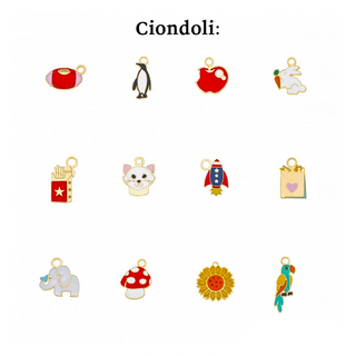 Collana Charms Smaltati