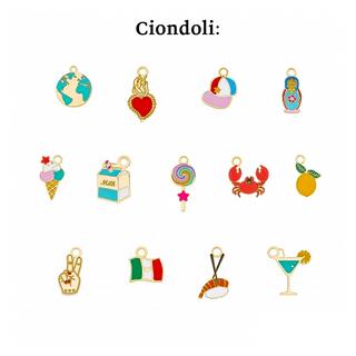 Collana Charms Smaltati