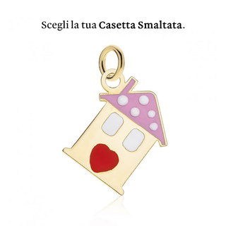 Enamelled House Pendant