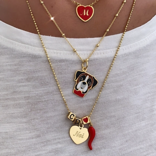 Collana Dadini e Charms