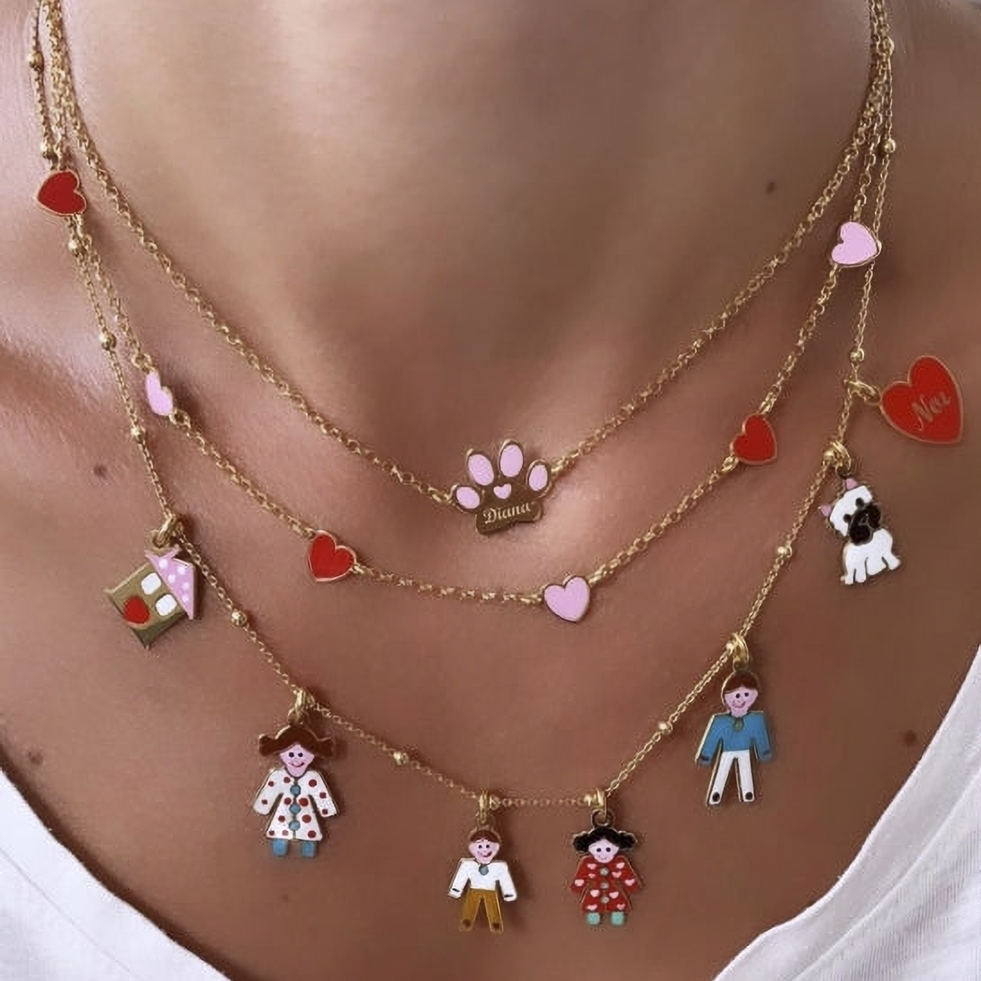 Collana Madonna Miracolosa Smaltata 2 Misura – Le Scritte dell'Amore Collana Madonna Miracolosa Smaltata 2 Misura – Le Scritte dell'Amore
