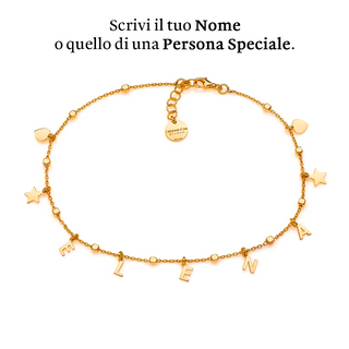 Letters Anklet