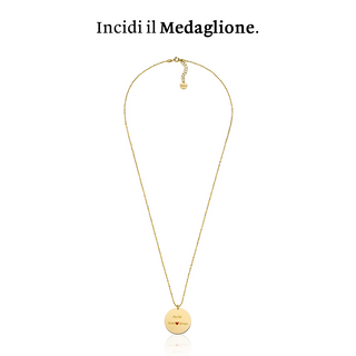 Round Medallion Necklace 
