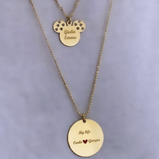 Round Medallion Necklace 