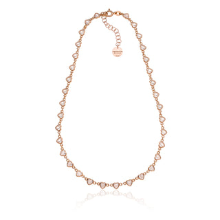 Zircon Heart Choker
