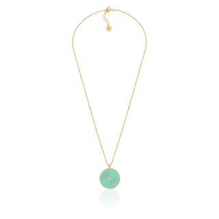 Enamelled Medallion Necklace