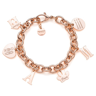 Bracciale Multi Charms Incisi