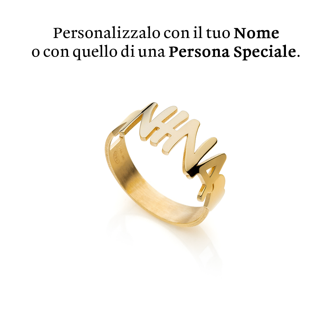 Anello Nome Stampatello