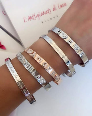 Zirconium Rigid Bracelet