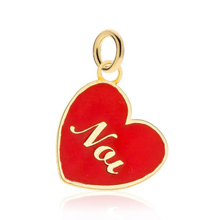 Enamelled Heart Pendant